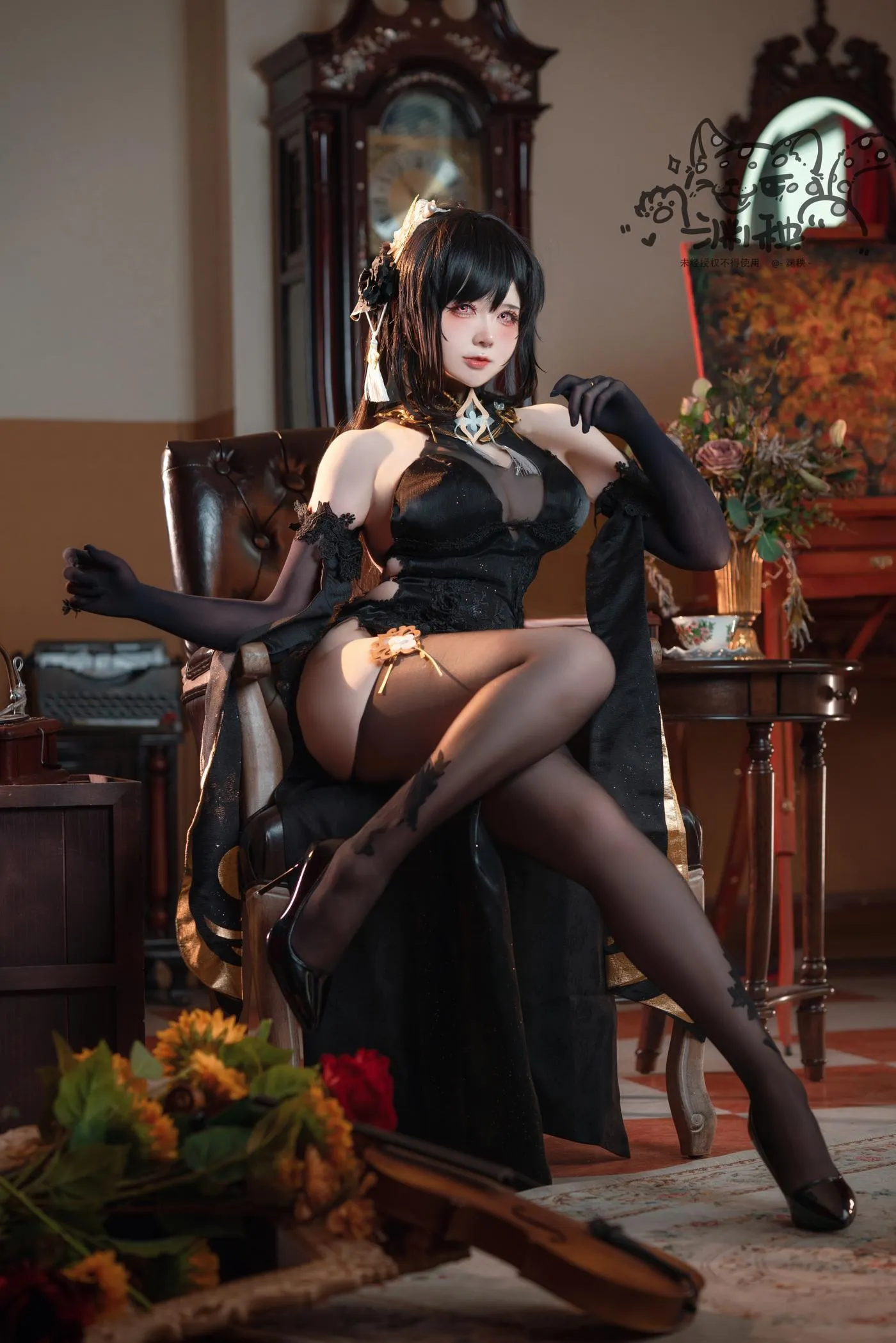 渊秧 – NO.27 镇海旗袍 [14P]插图6